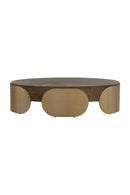 Timber Effect Indoor/Outdoor Coffee Table | Splendido Amarula