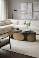 Timber Effect Indoor/Outdoor Coffee Table | Splendido Amarula