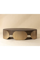 Timber Effect Indoor/Outdoor Coffee Table | Splendido Amarula