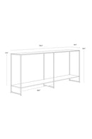 2-Layer Iron Console Table | Splendido Eiffel | Oroa.com