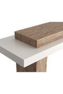 Rectangular Timber-Effect Indoor/Outdoor Console Table | Splendido Herriot | Oroa.com