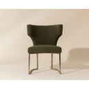 Contract furniture - Green Wingback Dining Chair - www.oroatrade.com