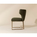 Contract furniture - Green Wingback Dining Chair - www.oroatrade.com