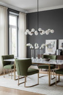 Green Wingback Dining Chair | Splendido Willowdale | Oroa.com
