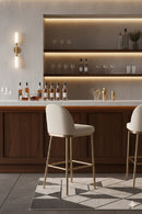 Taupe Modern Bar Stool | Splendido Lavania