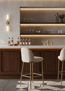 Taupe Modern Bar Stool | Splendido Lavania