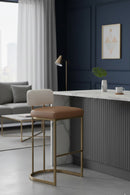 Two-Toned Low-Back Bar Stool | Splendido Larissa | Oroa.com