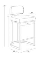 Two-Toned Counter Stool | Splendido Larissa | Oroa.com