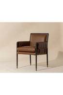Buckle Flap Leather Dining Armchair | Splendido Mauti | Oroa.com