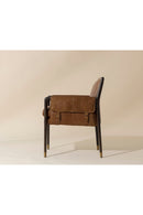 Buckle Flap Leather Dining Armchair | Splendido Mauti | Oroa.com