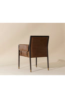 Buckle Flap Leather Dining Armchair | Splendido Mauti | Oroa.com