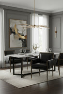 Buckle Flap Leather Dining Armchair | Splendido Mauti | Oroa.com