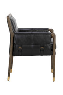 Buckle Flap Leather Dining Armchair | Splendido Mauti | Oroa.com