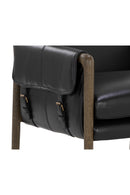 Buckle Flap Leather Dining Armchair | Splendido Mauti | Oroa.com
