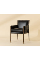 Buckle Flap Leather Dining Armchair | Splendido Mauti | Oroa.com