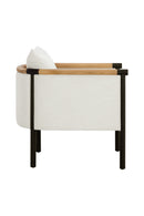 Hospitality furniture - Curved Wood Frame Lounge Chair - www.oroatrade.com
