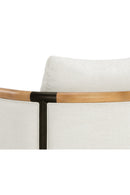 Hospitality furniture - Curved Wood Frame Lounge Chair - www.oroatrade.com