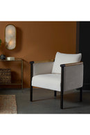 Hospitality furniture - Curved Wood Frame Lounge Chair - www.oroatrade.com