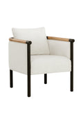 Hospitality furniture - Curved Wood Frame Lounge Chair - www.oroatrade.com