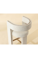 White 3-Legged Bar Stool | Splendido Adamina | Oroa.com