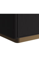 Reeded Oak 2-Drawer Nightstand | Splendido Kalla | Oroa.com