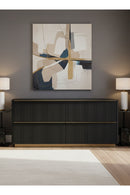 Reeded Oak 4-Drawer Dresser | Splendido Kalla | Oroa.com