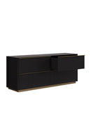 Reeded Oak 4-Drawer Dresser | Splendido Kalla | Oroa.com