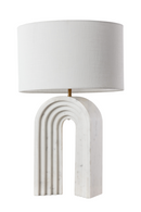 Arched White Marble Table Lamp | Splendido Sensi | Oroa.com