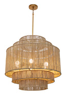 Tiered Jute Chandelier | Splendido Alyssa | Oroa.com