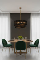 Tiered Wave Jute Chandelier | Splendido Rhine | Oroa.com