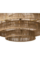 4-Tier Rustic Jute Chandelier | Splendido Lumina | Oroa.com