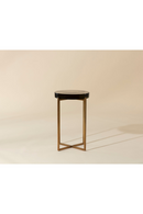 Smoked Glass Round End Table | Splendido Sheena | Oroa.com
