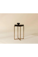 Smoked Glass Round End Table | Splendido Sheena | Oroa.com