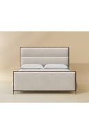 Hand-hammered Iron White King Bed | Splendido Yasmine | Oroa.com
