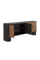 Brown Leather Look Sideboard | Splendido Dresden | Oroa.com
