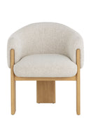 Cream 3-Legged Dining Armchair | Splendido Trine | Oroa.com