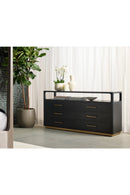 6-Drawer Oak Veneer Dresser | Splendido Danette | Oroa.com