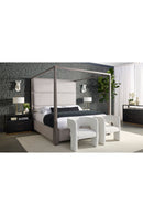 Black Oak 2-Drawer Nightstand | Splendido Danette | Oroa.com