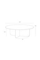 Round Cream Marble Coffee Table | Splendido Bonita | Oroa.com