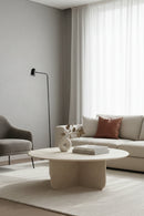 Round Cream Marble Coffee Table | Splendido Bonita | Oroa.com