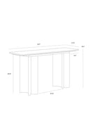 Cream Marble Console Table | Splendido Astara | Oroa.com
