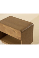 Oak Mosaic 1-Drawer Nightstand | Splendido Fauna | Oroa.com