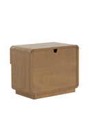 Oak Mosaic 1-Drawer Nightstand | Splendido Fauna | Oroa.com