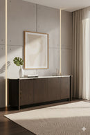 Solid Oak 4-Door Sideboard | Splendido Banyan | Oroa.com