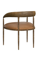 Antique Brass Framed Dining Chair | Splendido Zanatta | Oroa.com