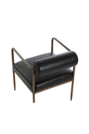 Leather Bolster-Back Dining Chair | Splendido Ajani | Oroa.com