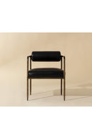 Leather Bolster-Back Dining Chair | Splendido Ajani | Oroa.com
