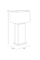 White Alabaster Table Lamp | Splendido Rovira | Oroa.com