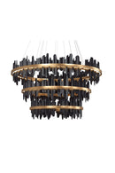 Black 3-Tier Chandelier | Splendido Icarus | Oroa.com