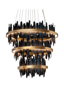 Black 3-Tier Chandelier | Splendido Icarus | Oroa.com